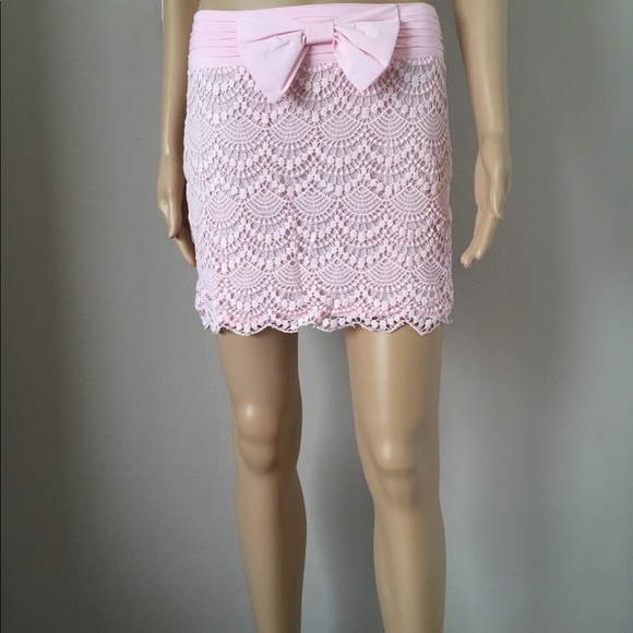 💥PALISADE pink lace bow mini skirt - Picture 5 of 7